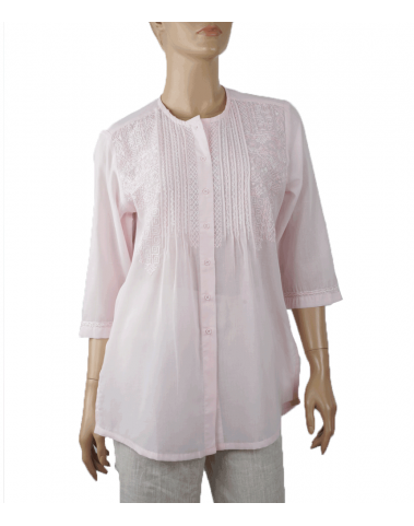 Casual  Kurti- Baby Pink Pleated