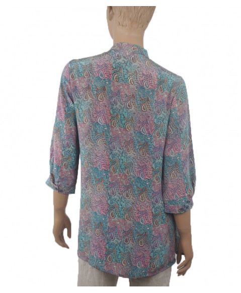  Short Silk Shirt-  Winter Breeze