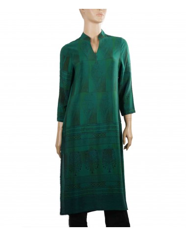 Tunic - Green Floral Patchwork