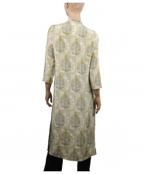 Tunic - Beige Patchwork