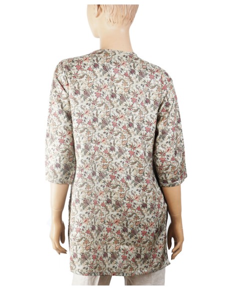 Antique Kurti - Creeper print