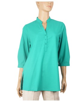 Casual Kurti - Aqua Green