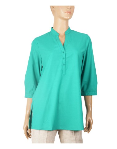 Casual Kurti - Aqua Green