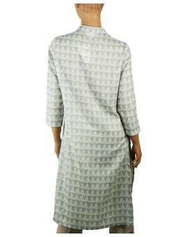 Tunic - Pastel Green Zig Zag Print