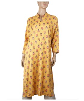 Tunic - Turmeric Yellow With Patch