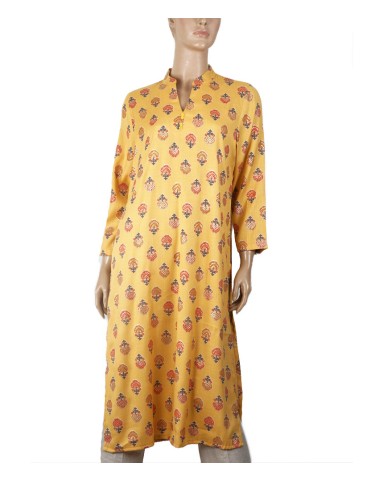 Tunic - Turmeric Yellow With Patch