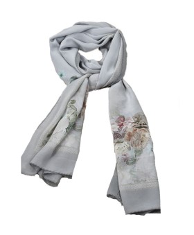 Crepe Silk Scarf - Pretty Floral