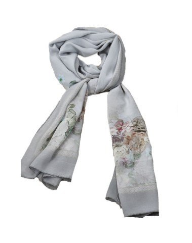 Crepe Silk Scarf - Pretty Floral