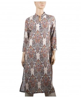 Tunic - Off White Ethical Print