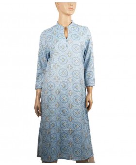 Tunic - Sky Blue Bandhani