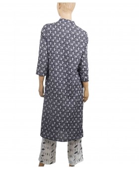 Kurti Set - Black And White