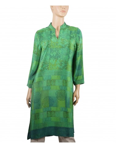 Tunic - Green Crepe