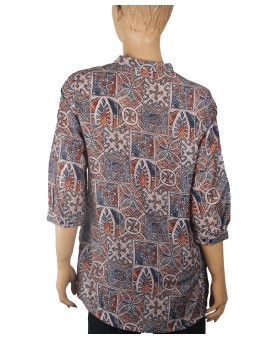 Casual Kurti - Geometric Abstract