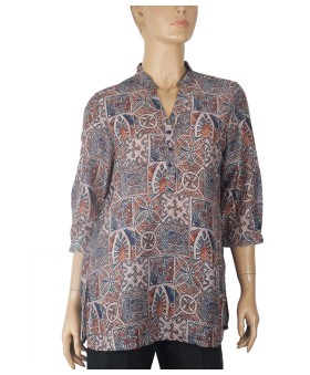 Casual Kurti - Geometric Abstract