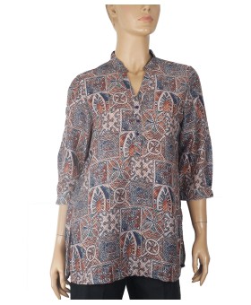 Casual Kurti - Geometric Abstract