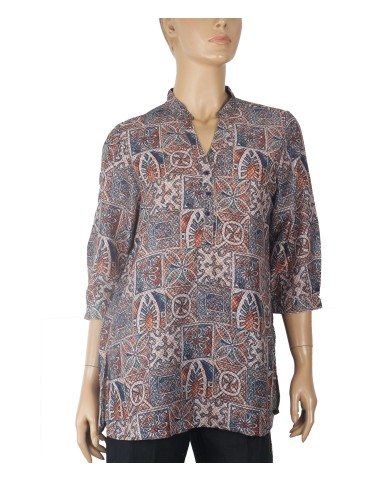 Casual Kurti - Geometric Abstract