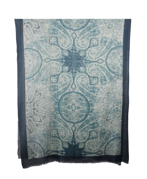 Plain Stole - Big Flowers 