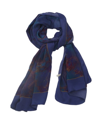 Crepe Silk Scarf - Paisley