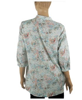 Casual Kurti - Light Green Floral