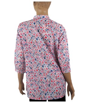 Casual Kurti - Pink And Blue Kite