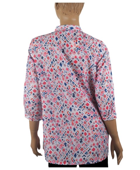 Casual Kurti - Pink And Blue Kite