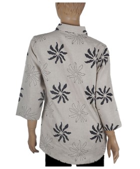 Casual Shirt - Black Floral