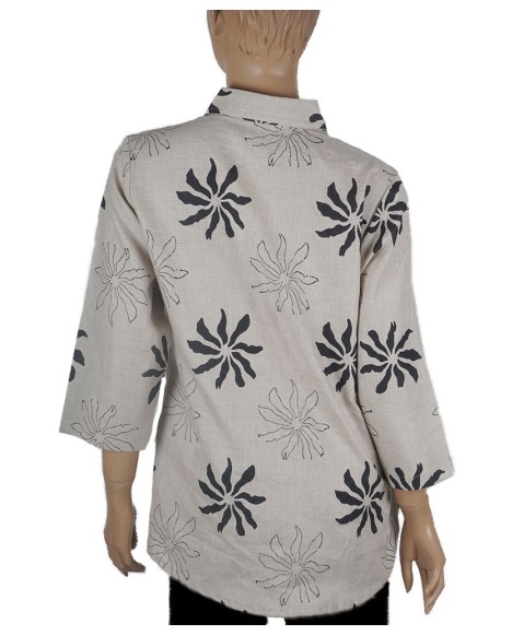 Casual Shirt - Black Floral