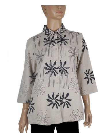 Casual Shirt - Black Floral