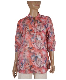 Casual Kurti - Floral Abstract