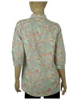 Casual Shirt- Multi Colour Flowers 
