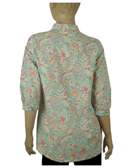 Casual Shirt- Multi Colour Flowers 