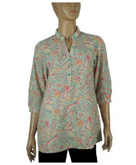 Casual Shirt- Multi Colour Flowers 