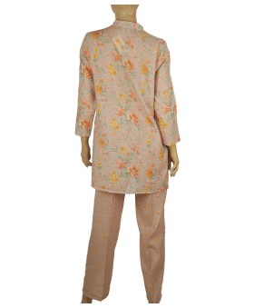 Cotton Co-ord Set - Yellow Floral