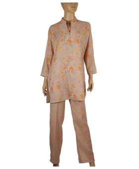 Cotton Co-ord Set - Yellow Floral