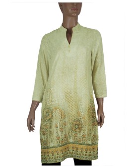 Tunic - Yellow Abstract