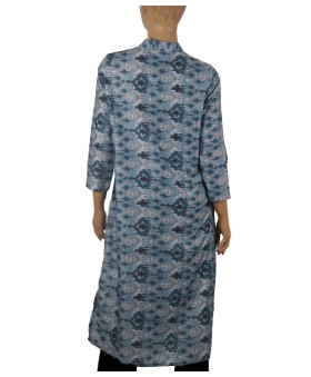 Tunic - Peacock Green Ikat