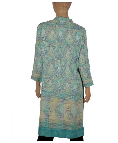 Tunic - Big Green Paisley
