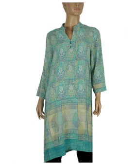 Tunic - Big Green Paisley