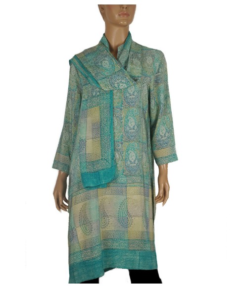 Tunic - Big Green Paisley