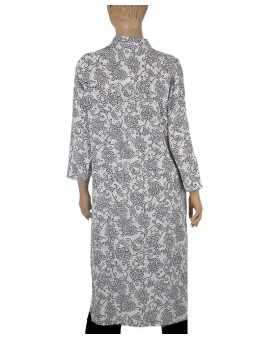 Tunic - Black Flowers