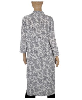 Tunic - Black Flowers