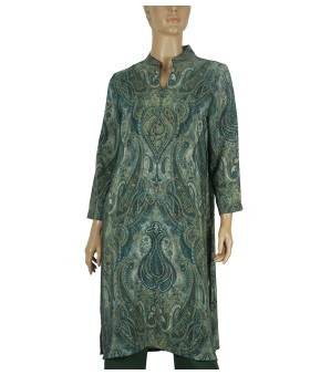 Tunic - Green Paisley