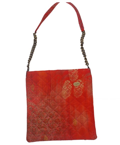 Scarf Set - Golden Floral Patch