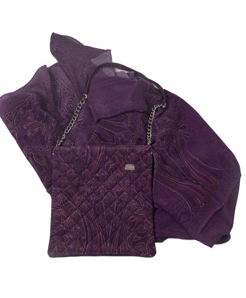 Scarf Set - Purple Ethnic