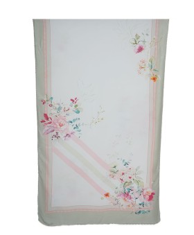 Crepe Silk Scarf - Pretty Floral