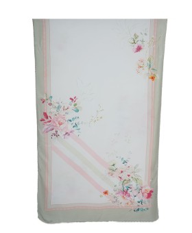 Crepe Silk Scarf - Pretty Floral