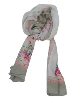 Crepe Silk Scarf - Pretty Floral