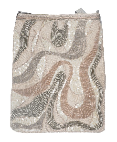 Long Theli - Beige Embroidery