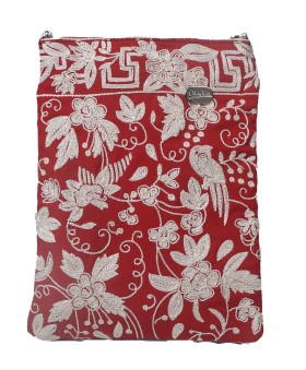 Long Theli - White Embroidery