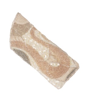 Spectacle Case - Beige Embroidered 